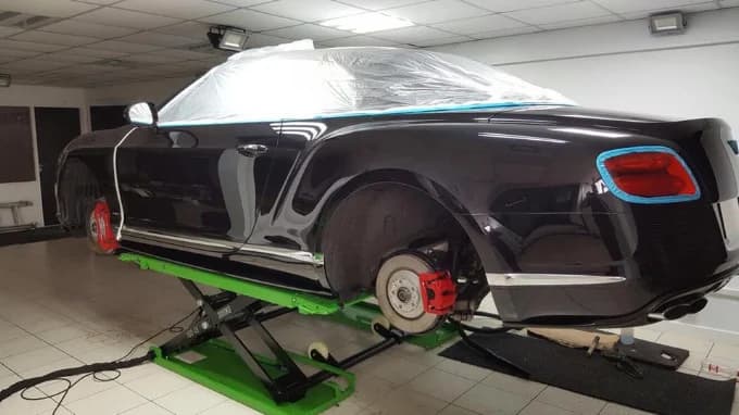 Bentley Continental GT KAVACA PPF installation at Ceramic Pro North West, Bolton