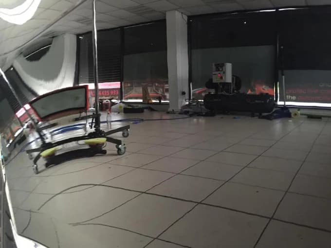 Professional detailing studio interior at Ceramic Pro North West, Farnworth, Bolton, Greater Manchester