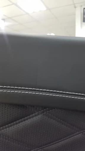Premium grey leather seat interior protection treatment at Ceramic Pro North West, Bolton, Greater Manchester
